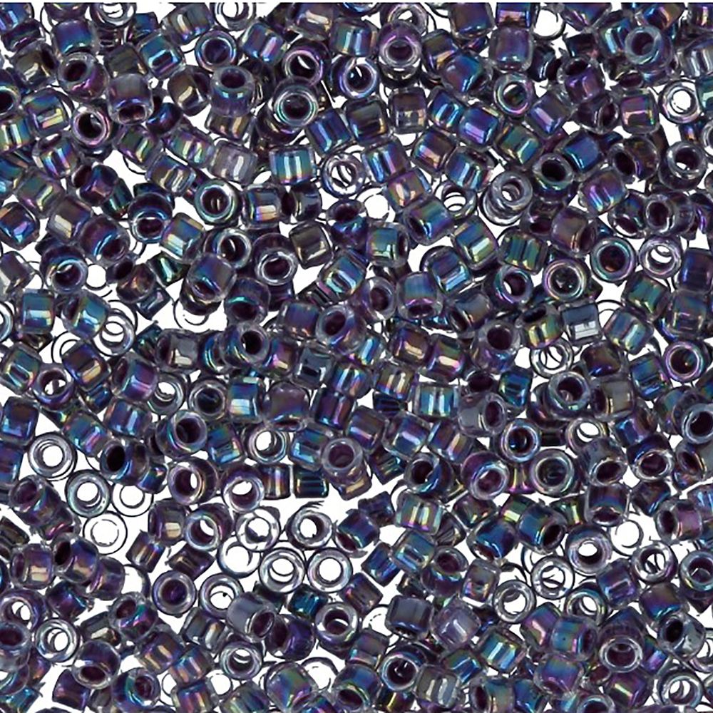 Бисер Toho 11/0 Treasure 1 (1.6 мм), 500 г, 0788 т.фиолетовый/радужный