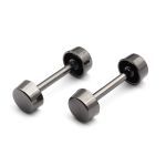 Шпилька для сумки металл L-20мм/10мм с таблеткой ⌀10мм, черный никель ГР, 66789, 10 шт