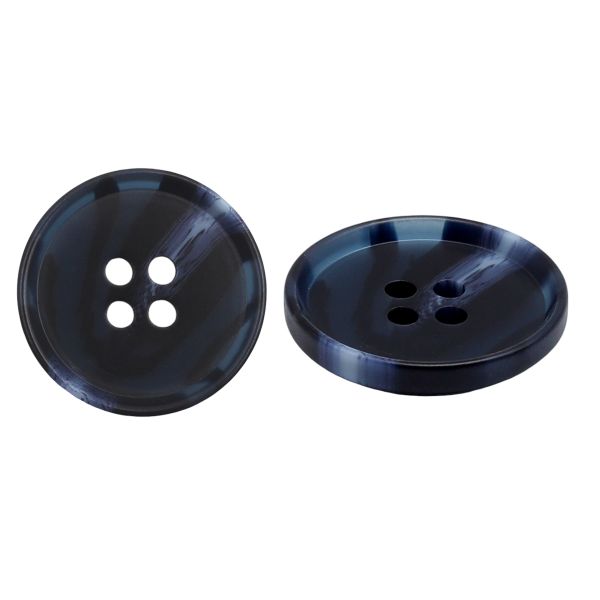 Пуговицы 4 прокола 32L=20 мм, col. E темно-синий, 72 шт, CN2833