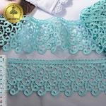 Кружево гипюр (плетёное) 80 мм, TR.8G8386, 11 мята, 12м, Kruzhevo