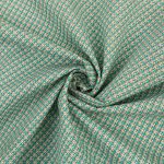 Ткань для пэчворка PEPPY БАБУШКИН СУНДУЧОК ФАСОВКА 100х112 см, 140±5 100% хлопок, БС-03 клетка бирюзовый/ бл.зеленый, Peppy БАБУШКИН СУНДУЧОК