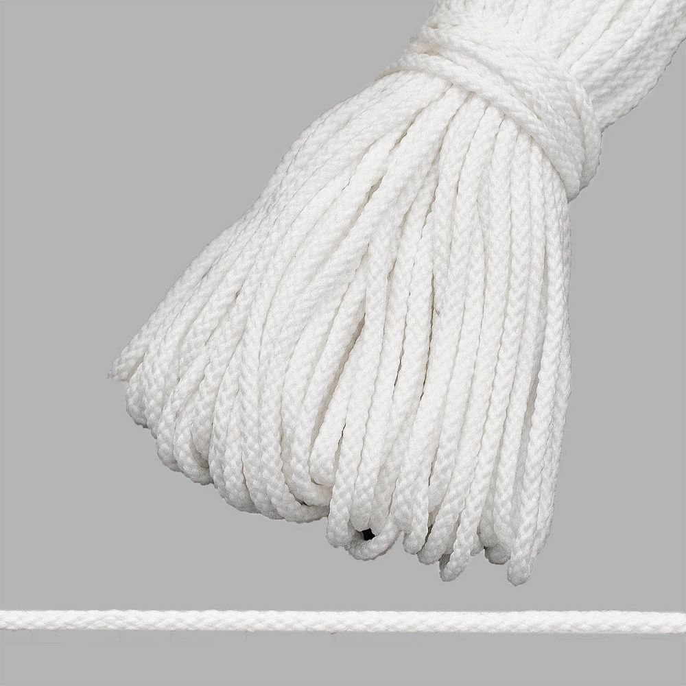 Шнур плетеный ⌀3.0 мм / 30 метров, белый