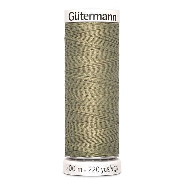 Нитки универсальные Gutermann Sew-all, 200м, 258 умеренно-болотный, 5 катушек