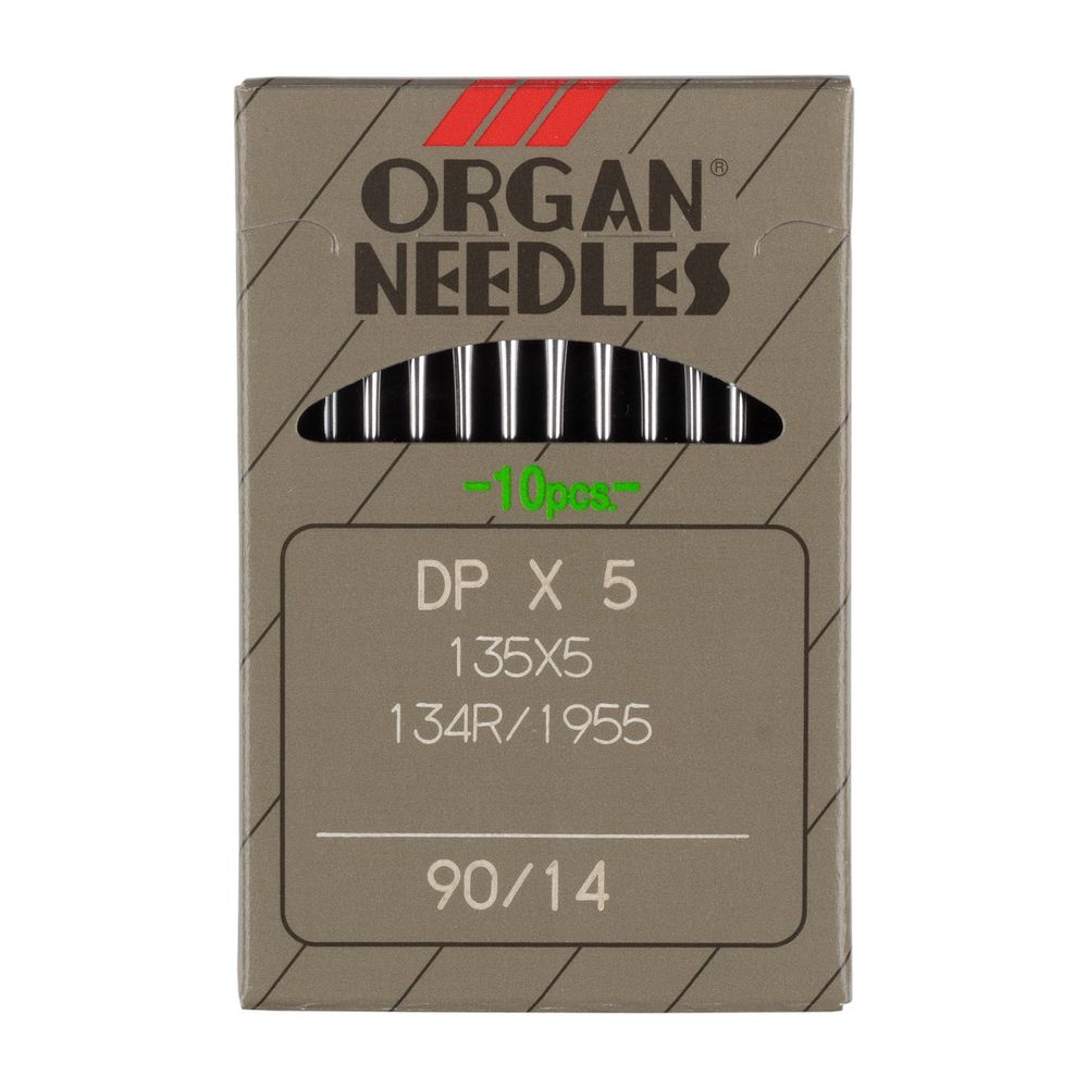 Иглы для промышленных швейных машин Organ DP*134 / DP*5 10 шт, 090