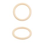 Кольца для бюстгальтера пластик ⌀15.0 мм, C180 телесный, 100 шт
