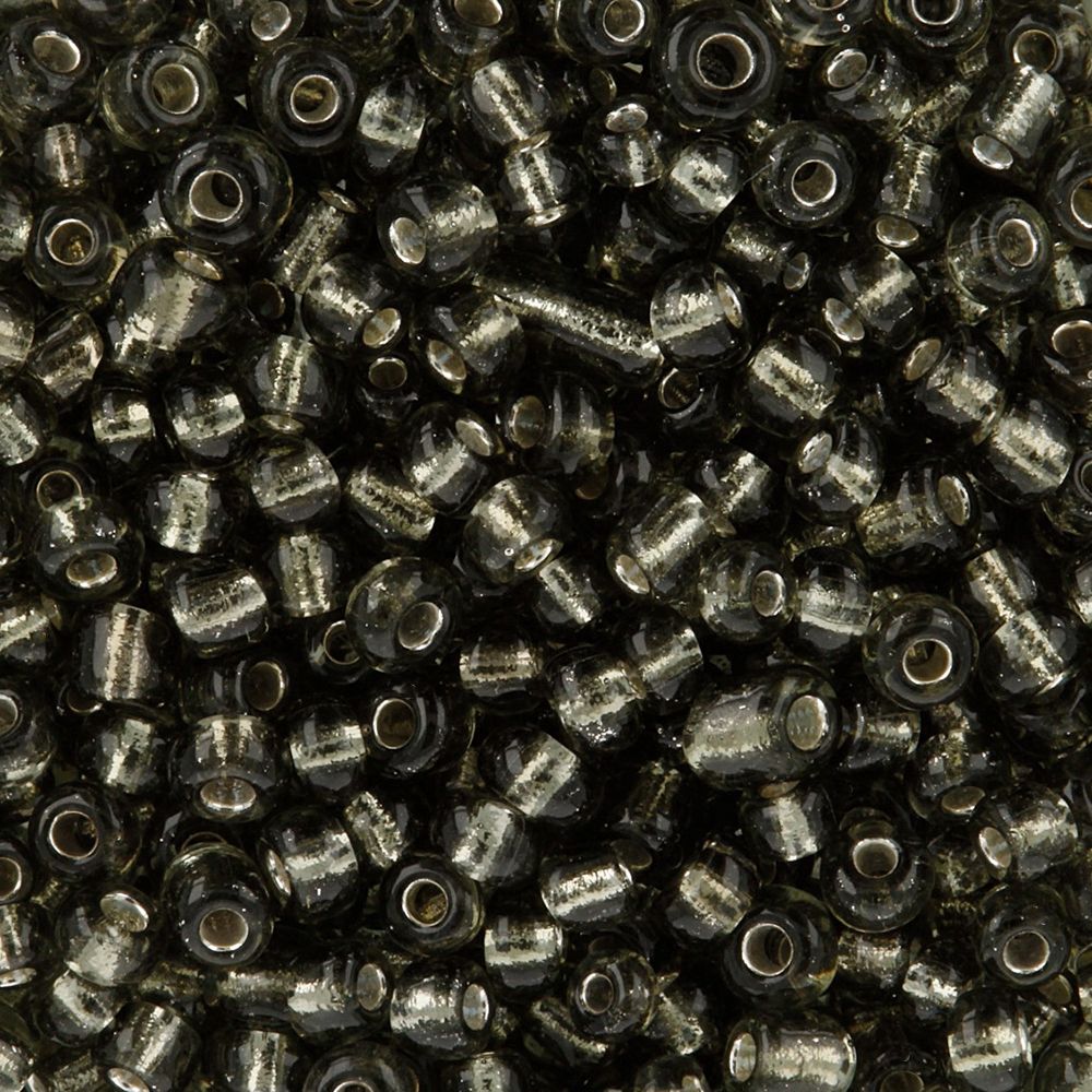 Бисер Zlatka 11/0 (2.1 мм), 100 г (10х10 г), №0052 серый, GR