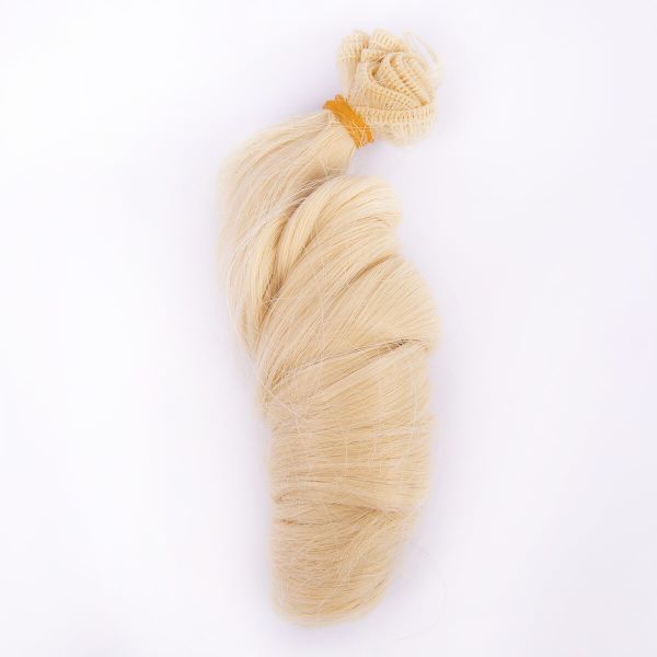 Трессы для кукол 15 см, 100 см, 38 г, 01 св.пшеничный, HobbyBe HAR-4