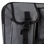 Сумка-рюкзак для художественных принадлежностей 67x48x5 см, 100% нейлон, серый/grey, Аква-колор PBA-03