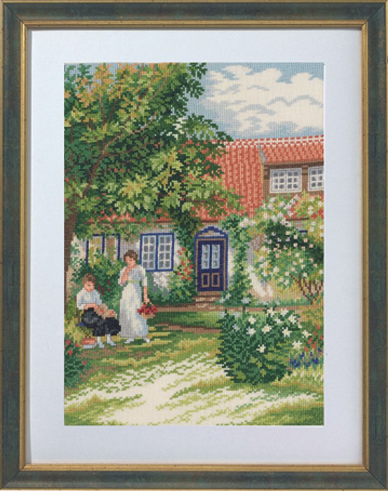 Eva Rosenstand, Дамы в саду, 31х41 см, 70498