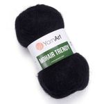 Пряжа YarnArt (ЯрнАрт) Mohair trendy / уп.5 мот. по 100 г, 220м, 102 черный