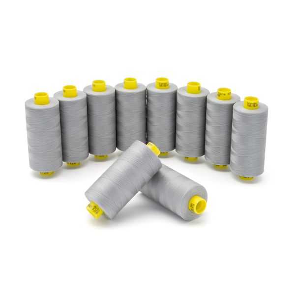 Нитка универсальная Gutermann Mara 120/2, 1000 м, 700207, 8607 галечный серый, 1 шт