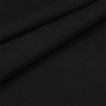 Льняная ткань 185 г/м², 140 см, в нарезке, цв. 33 черный, 10 метров /TOS/