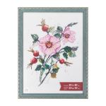 Рамка для картины (фото) пластик с оргстеклом 30х40 см, св. голубой, Gamma ПРК-21