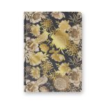 Бизнес-блокнот, мат. лам. + тис. золотой фольгой, тониров. блок, евроформат 64 л. 24 шт, французская клетка, Золотая птица 000911, Светоч 64ББТ_8_5_0