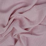 Муслин 125 г/м², 130 см / 2 метра, TBY.Mus.24723.56.2, цв.56 св.розовый