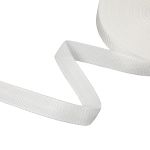 Стропа (ременная лента) 30 мм / 25 метров, толщ. 0.94 мм, [17.1 г/пог.м], 100% п/п, белый, Gamma 3075