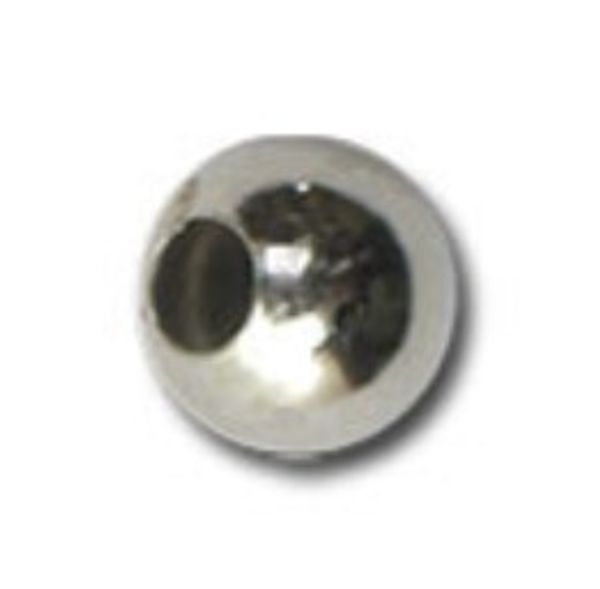 Бусины металл ⌀5.5 мм, 50 шт, №02 никель, Zlatka DC-040