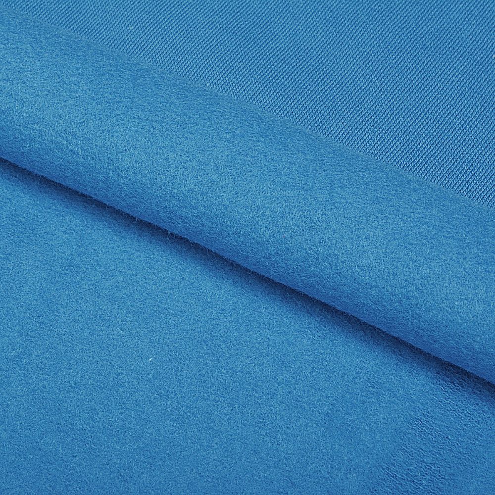 Футер 2-нитка начес 190 г/м², 100-100 см / 6 метров, ФУТ2Х.НАЧ.190.17-4139.6, голубика