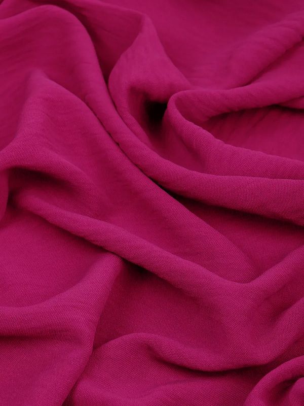 Лен Манго 160 г/м², 150 см / 3 метра, TBY.Mg.13.3, цв.фуксия