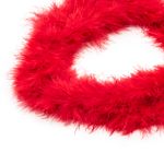 Боа из пуха 1.8 метра, 20 г, красный /TOS/