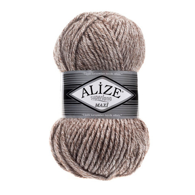 Пряжа Alize (Ализе) Superlana Maxi / уп.5 мот. по 100 г, 100м, 803 красный жаспе А
