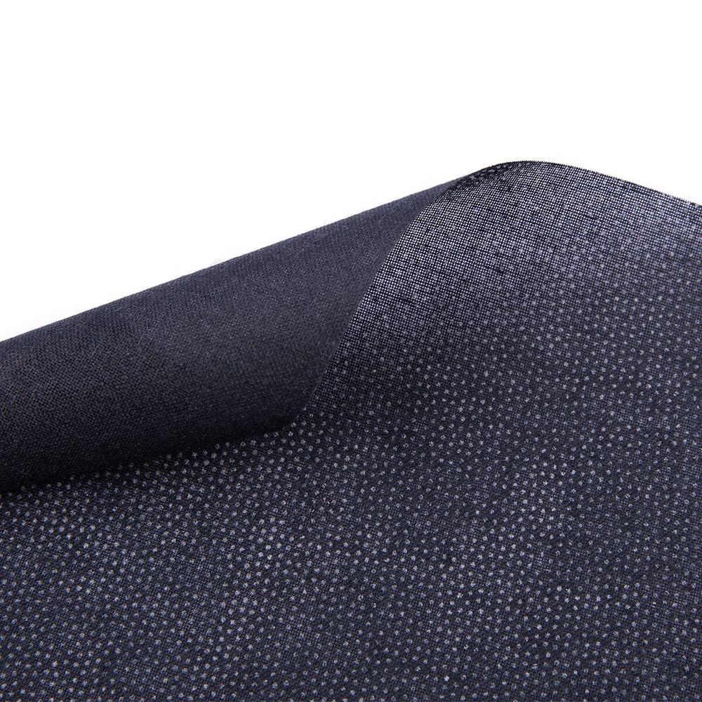 Дублерин воротничковый (сорочечный) точечный 150 г/м², (5 шт по 112х50 см), черный, G-273t Gamma