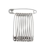 Булавки английские l=44 мм, никель, 1000 шт, С-17