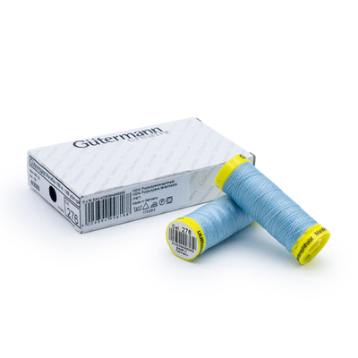 Нитки для трикотажа Gutermann Maraflex, 150м, 276 бледно-голубой, 5 катушек