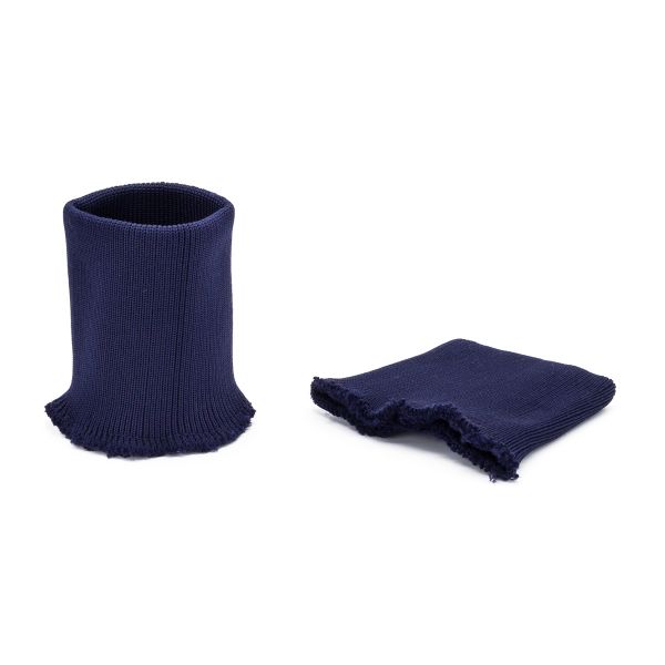 Манжеты трикотажные 9.0х9.5 см, 1 пара, средней плотности 14 кл, 1х1, 8110 т.синий