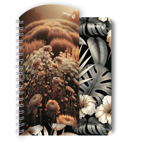 Тетрадь ученическая общая с двойной обложкой, A5 96 л. на гребне 65 г/м², белизна 100 %, 4 шт, клетка, 01210 МИКС - Супер - ассорти, Светоч Т118