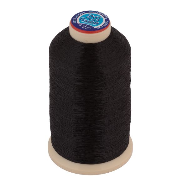 Нить прозрачная (мононить) 0.14 мм / 4570 метров, черный, Gamma MF-03