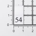 Этикетка-размерник, белый, 10х20 мм, 100 шт, 54