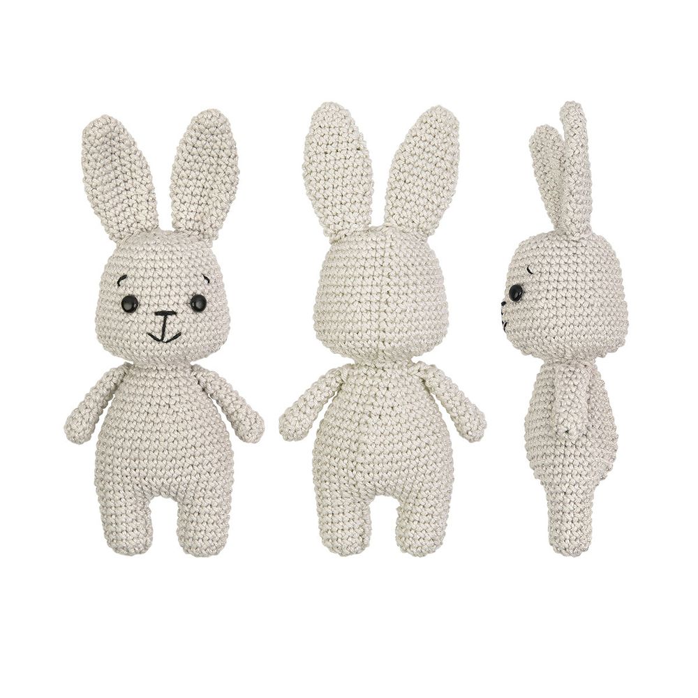 Набор для вязания игрушки Зайка в люльке 16 см, Miadolla AMG-0114