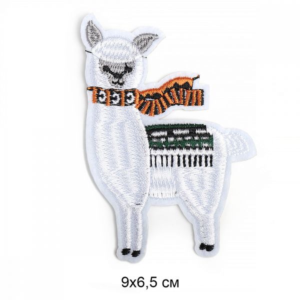 Термоаппликация Альпака 9х6,5см, 10 шт