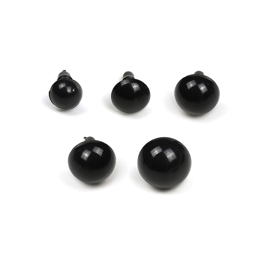 Набор глаз в органайзере винтовые пластик бусинки d7-18мм 48 шт с фикс №2