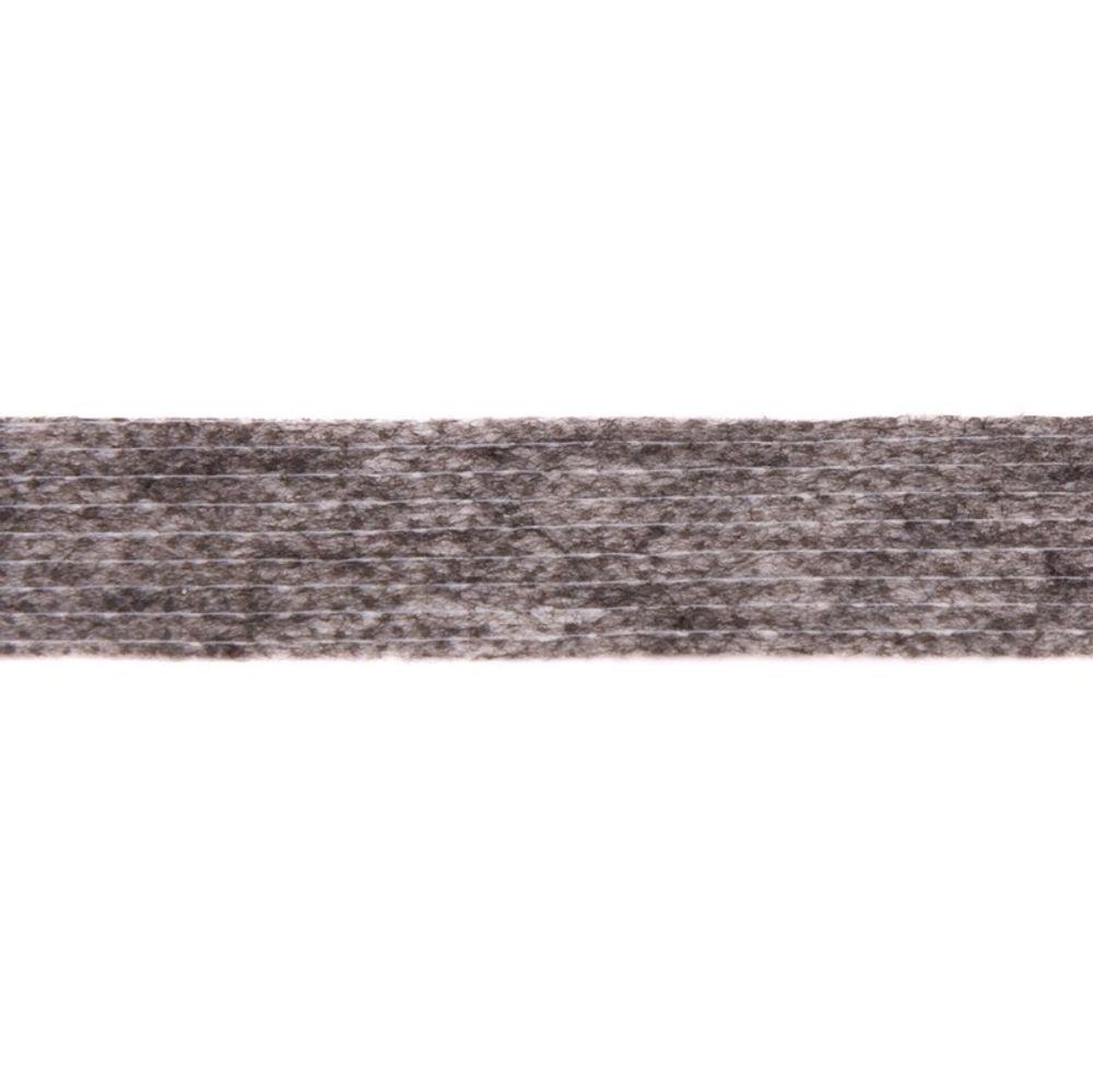 Лента клеевая нитепрошивная по долевой 45 г/м², 15 мм, точечный клей PA+PES, 100 метров, серый, L4YP44, Danelli, OEKO-TEX®