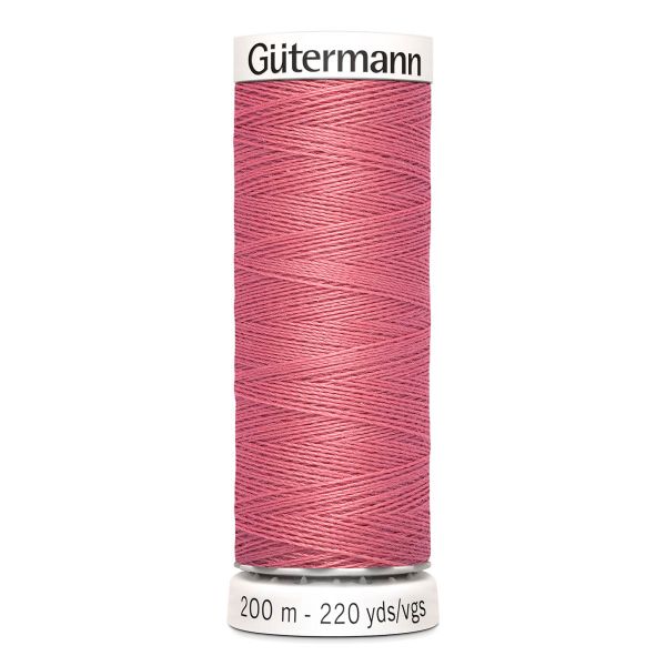 Нитки универсальные Gutermann Sew-all, 200м, 984 кораллово-розовый, 5 катушек