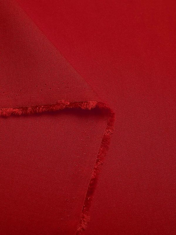 Штапель 110 г/м², 145 см / 2 метра, TBY-Vi-30-14.2, цв.14 красный