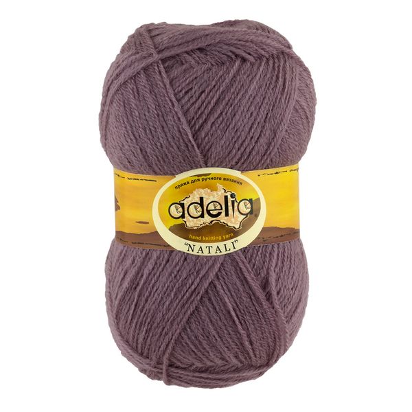 Пряжа Adelia Natali / уп.10 мот. по 50г, 300м, 23 св.серо-фиолетовый