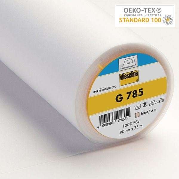 Флизелин для творчества Freudenberg 33 г/м², 90 см / рул. 25 метров, черный, Vlieseline G 785