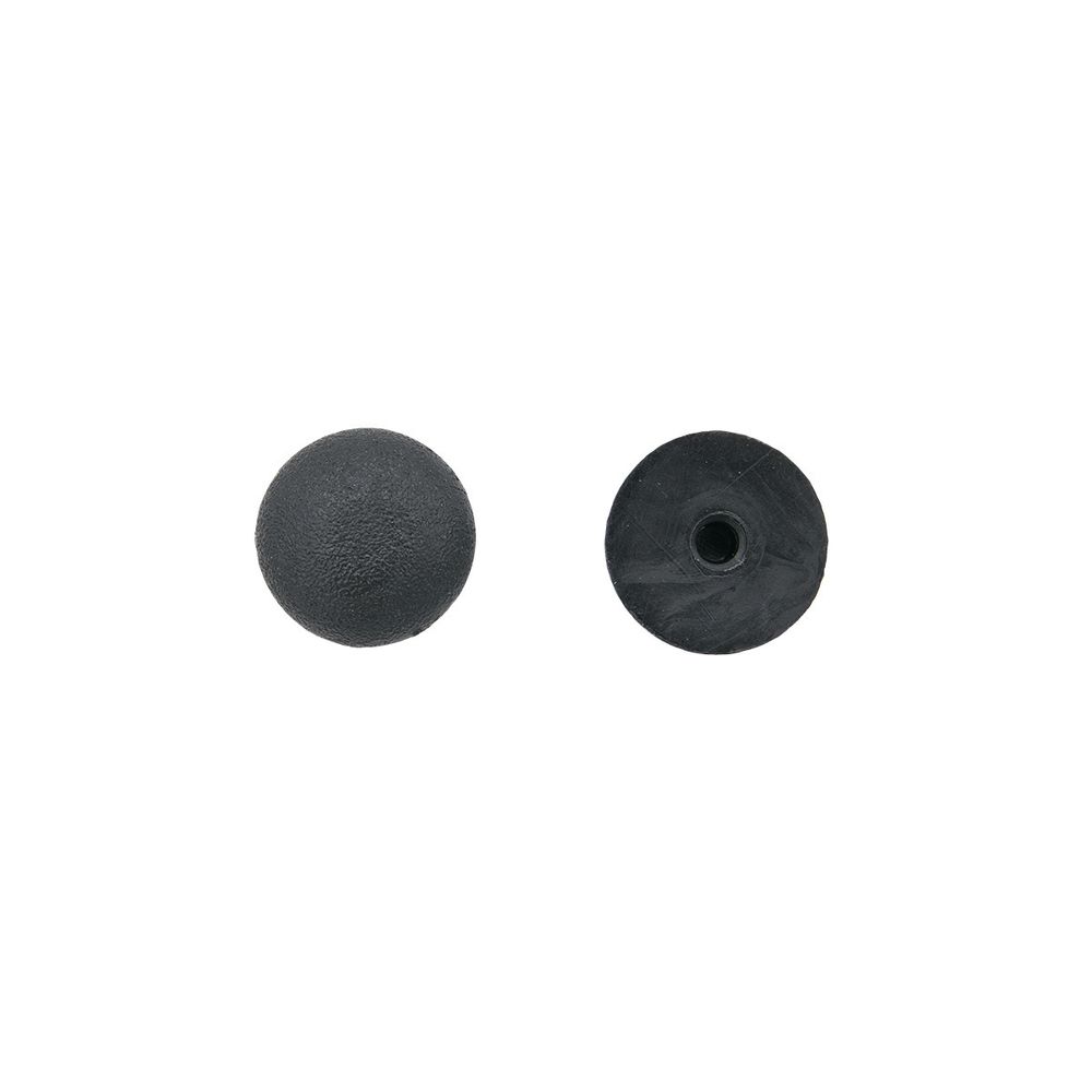 Кнопка для бейсболки пл, ⌀15 мм (черный), уп.100 шт