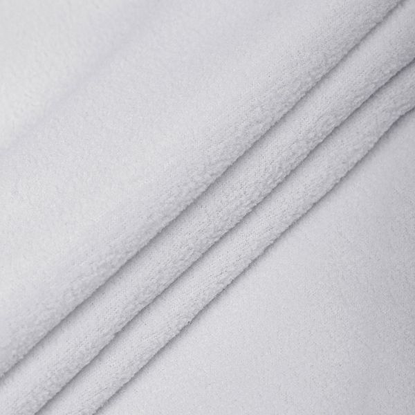 Флис 2-сторонний 190 г/м², 150 см / 10 метров, N-TBY-0059-101, цв.F101 белый