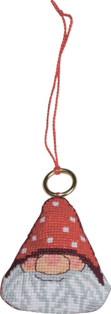 Permin, елочное украшение Дед Мороз, 6х7 см, 125904