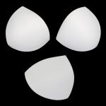 Бельевые чашечки для бюстгальтера треугольные б/уст., с равном. наполн., (8300), разм.36, 10 пар, 01-белый