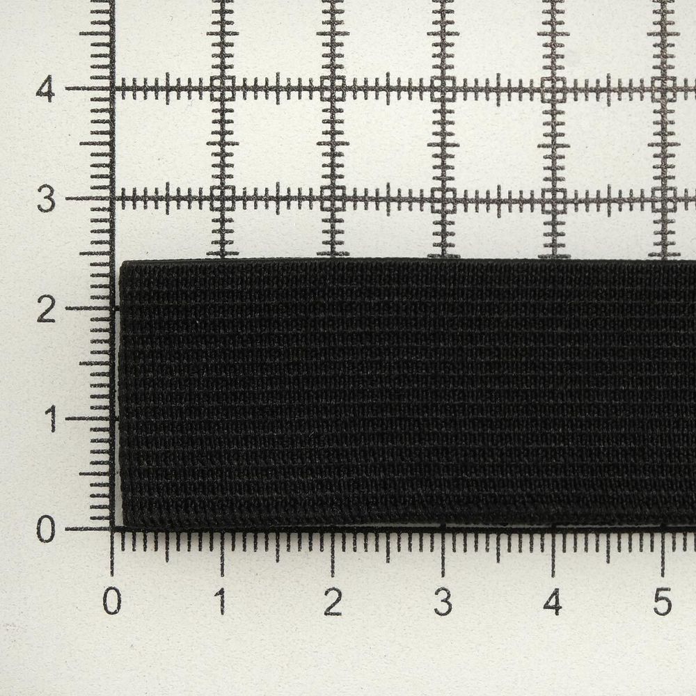 Резинка тканая 25.0 мм / 20 метров, черный