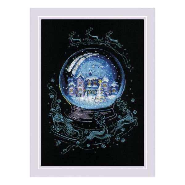 Набор для вышивания нитками Риолис, Зимняя сказка, 21х30 см