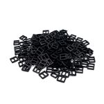 Пряжка-рамка 10 мм, черный, 200 шт