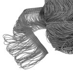 Бахрома отделочная 90.0 мм / 25 метров, 235 серый