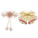 Елочная игрушка, 5 шт, №01 колокольчики 20х28 см, Snoweekon SNW-D092