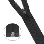 Молния спираль (витая) Arta Т5 (5 мм) 1 зам., разъем., 85 см, с реверсным замком, цв. 580 черный, уп.5 шт